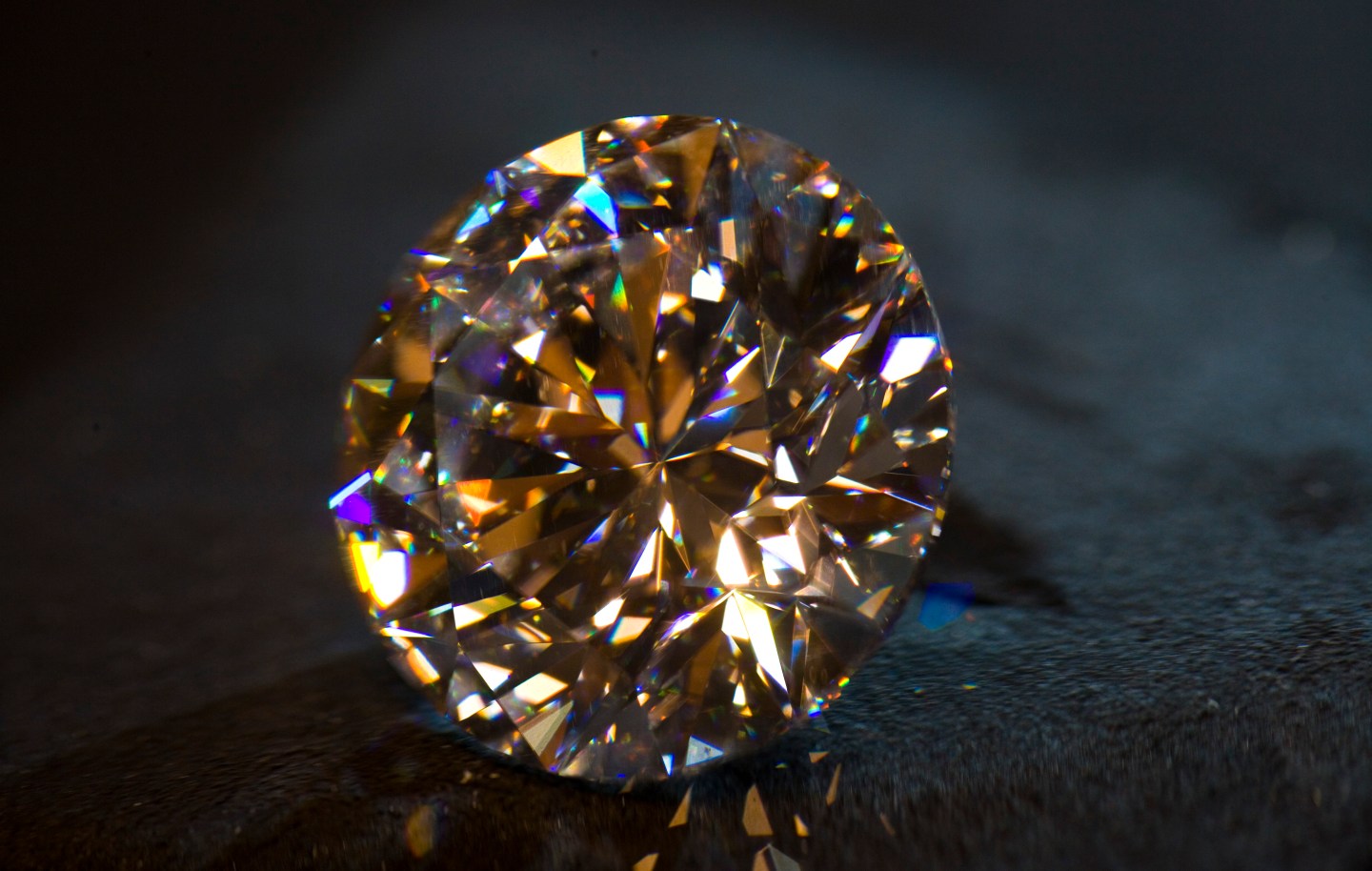A 52.06 Carats D flawless diamond is displayed at the new De