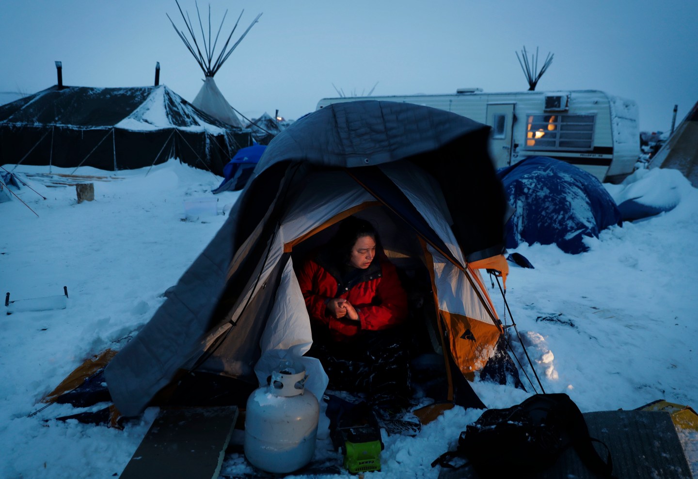 Oil Pipeline Protest North Dakota 2016