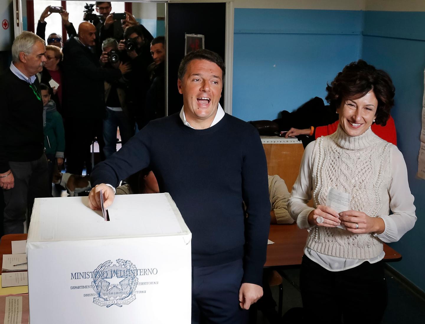 APTOPIX Italy Referendum
