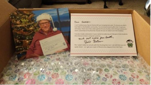 Bill Gates Was My Secret Santa, Says Reddit User