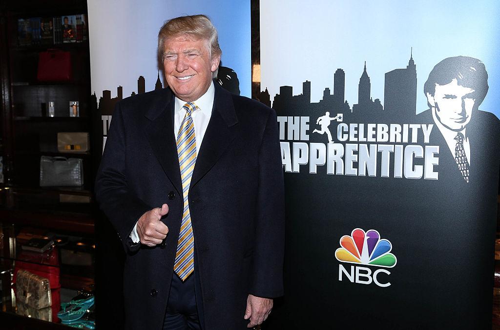 Donald Trump attends "Celebrity Apprentice" Red Carpet Event at Trump Tower on Jan. 20, 2015 in New York City.