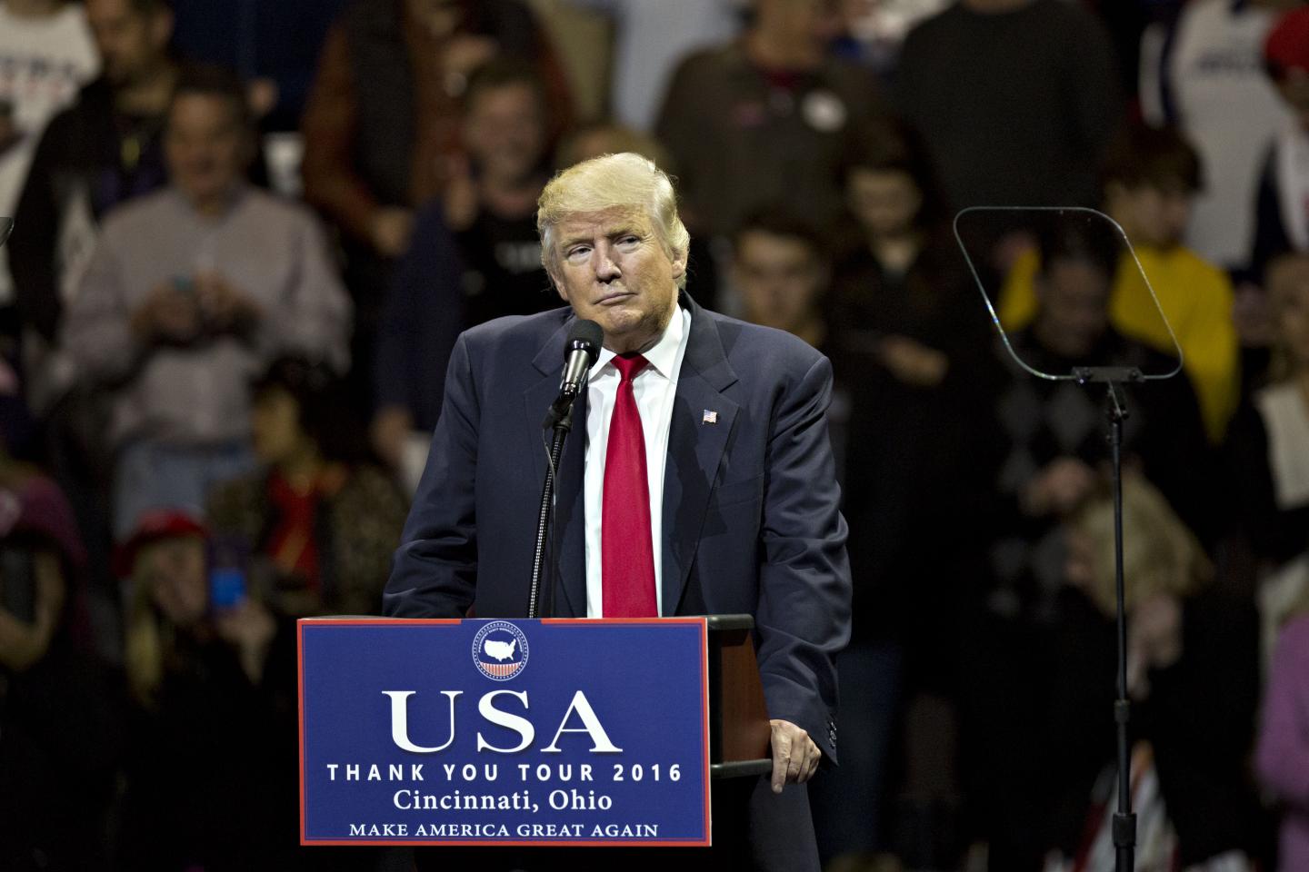 President-Elect Donald Trump Holds Ohio 'Thank You' Tour Rally