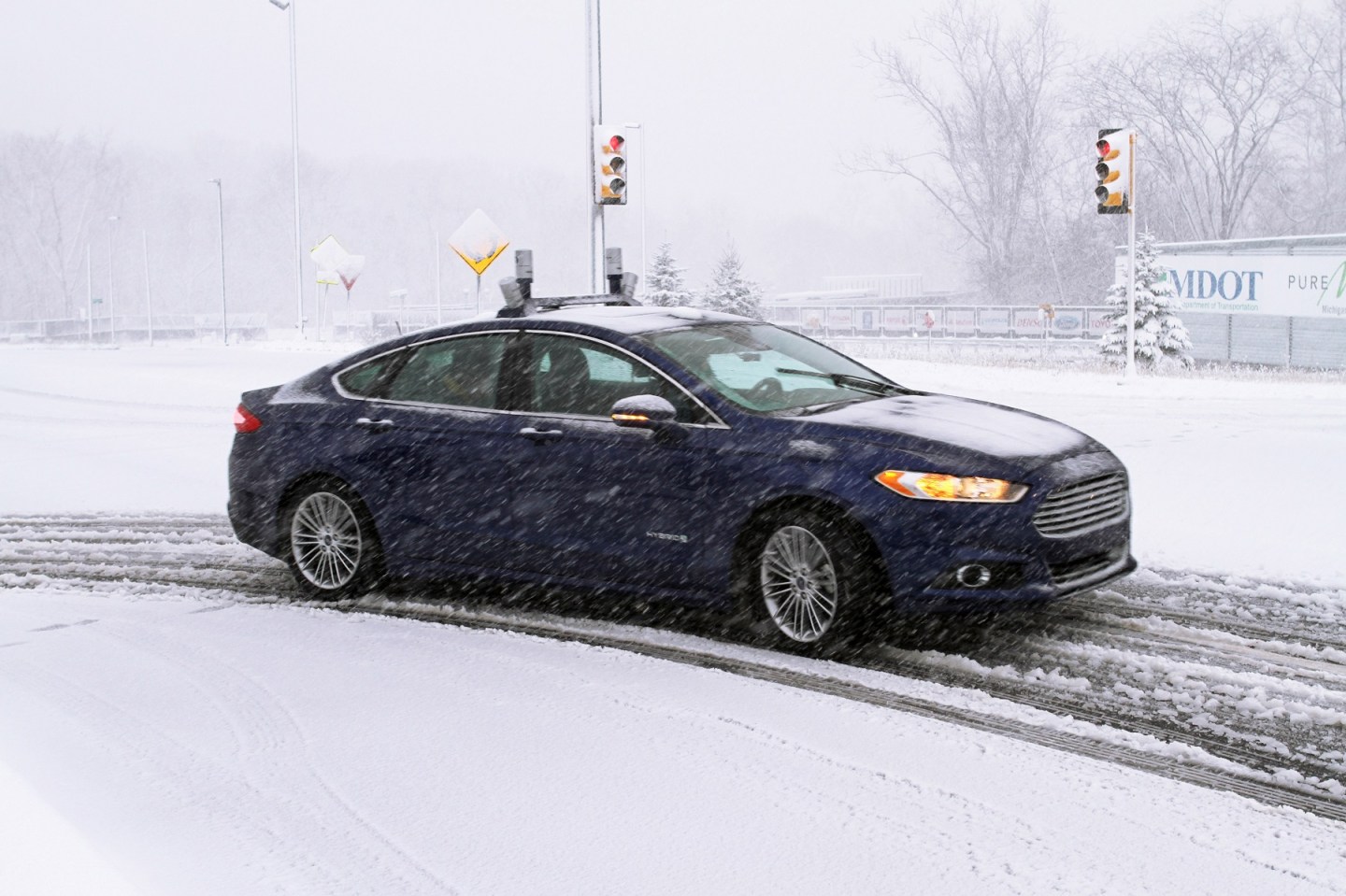 Ford Conducts Industry-First Snow Tests of Autonomous Vehicles