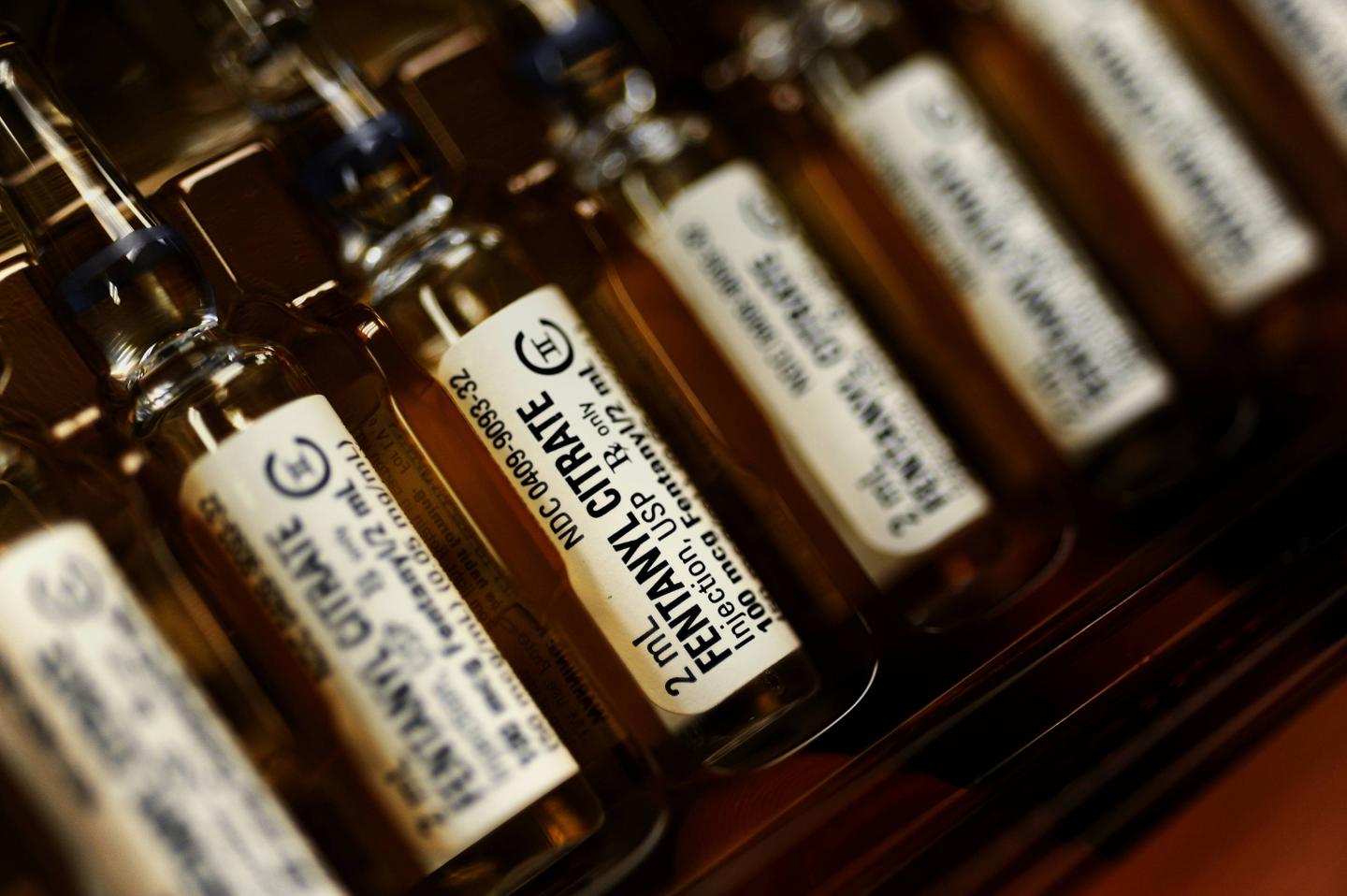 Fentanyl Citrate, a CLASS II Controlled Substance as classified by the Drug Enforcement Agency in the secure area of a local hospital Friday, July10, 2009. Joe Amon / The Denver Post