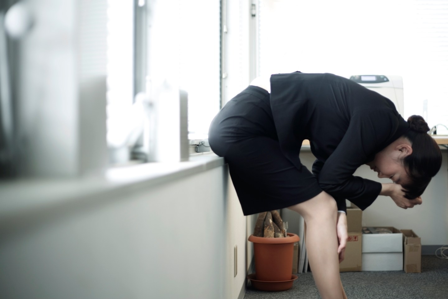 businesswoman in the office