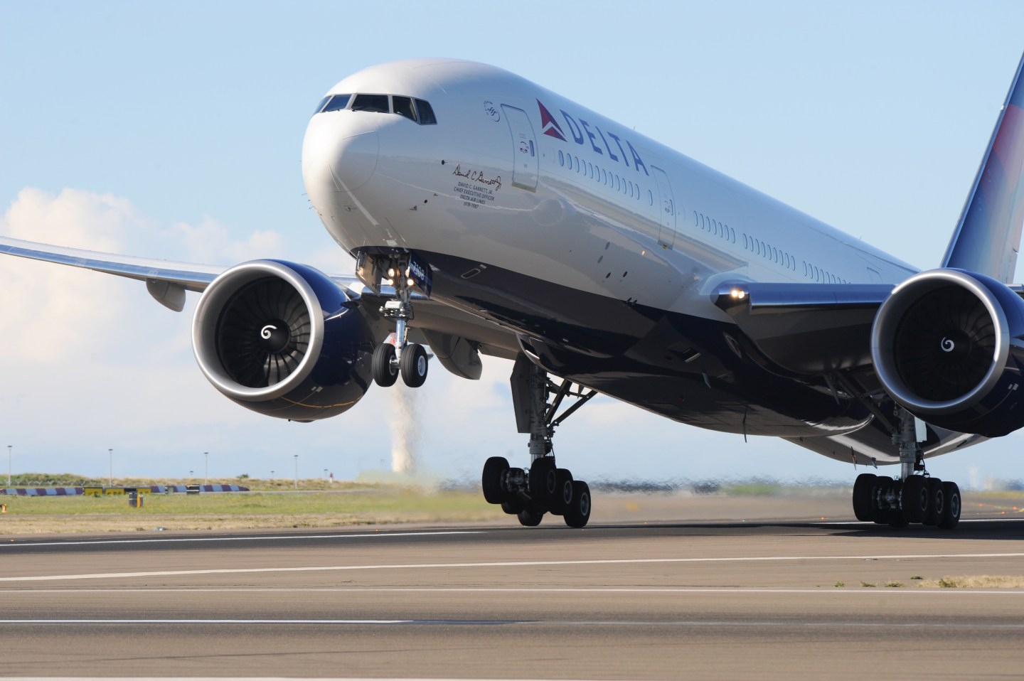 Delta Air Lines first flight from Sydney to Los Angeles