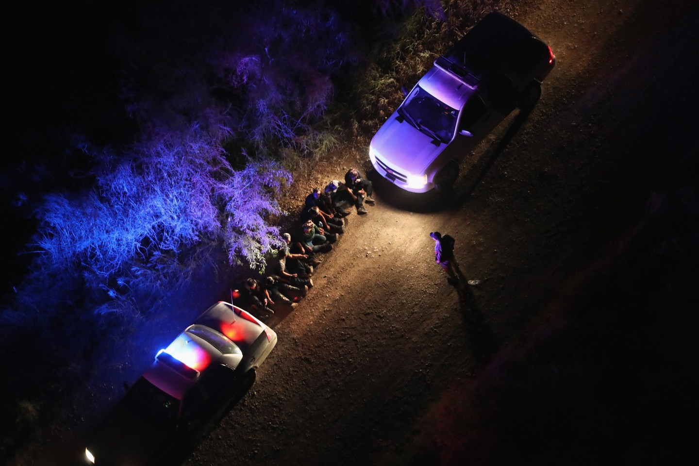 U.S. Border Agents Pursue Human And Drug Smugglers Near Mexican Border