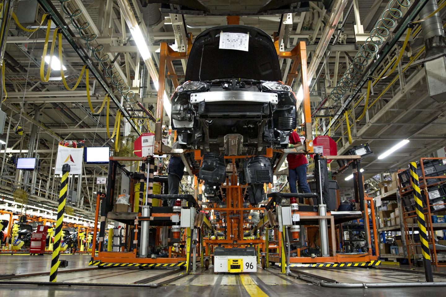 Operations Inside A Nissan Motor Co. Facility Ahead Of Durable Goods Orders