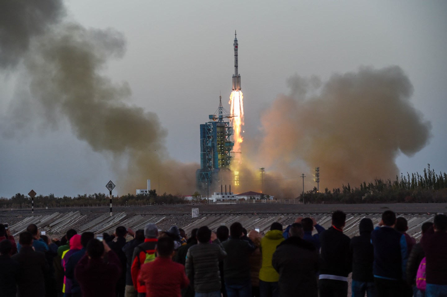 China Launches Shenzhou 11 On Space Station Mission