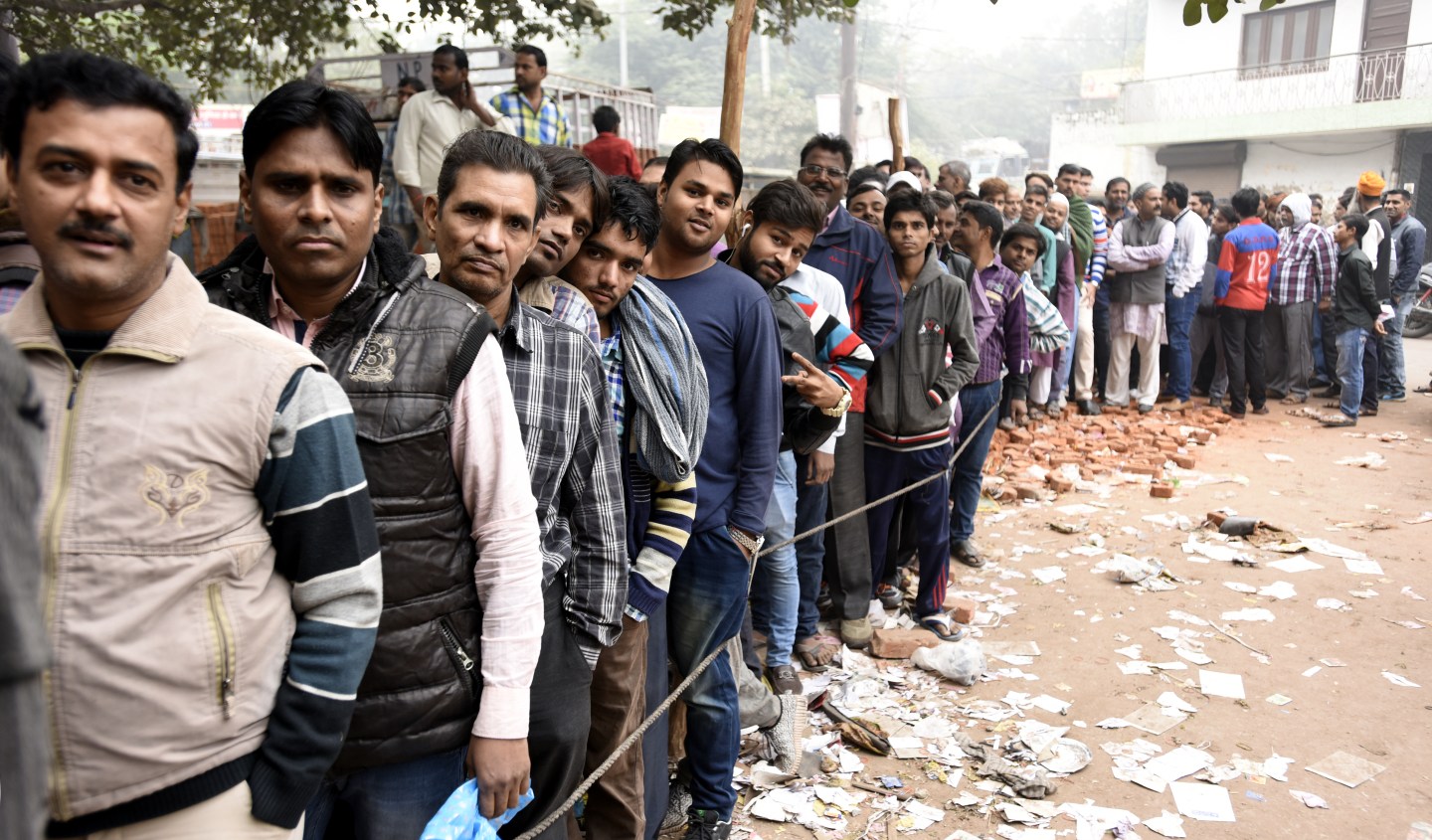 Demonetization: Long Queues To Withdraw Cash From ATMs And Banks