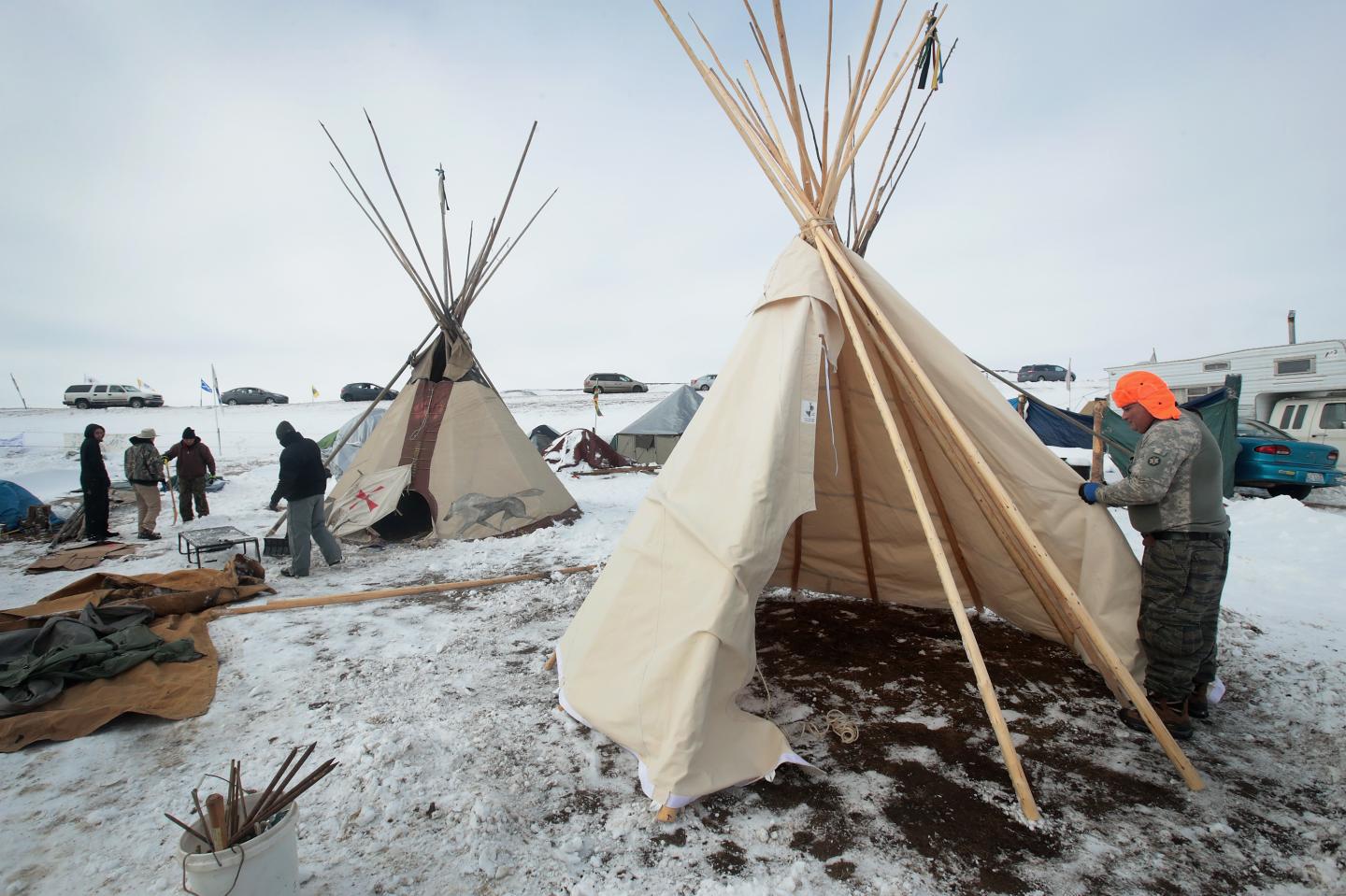 Protests Continue At Standing Rock Sioux Reservation Over Dakota Pipeline Access Project