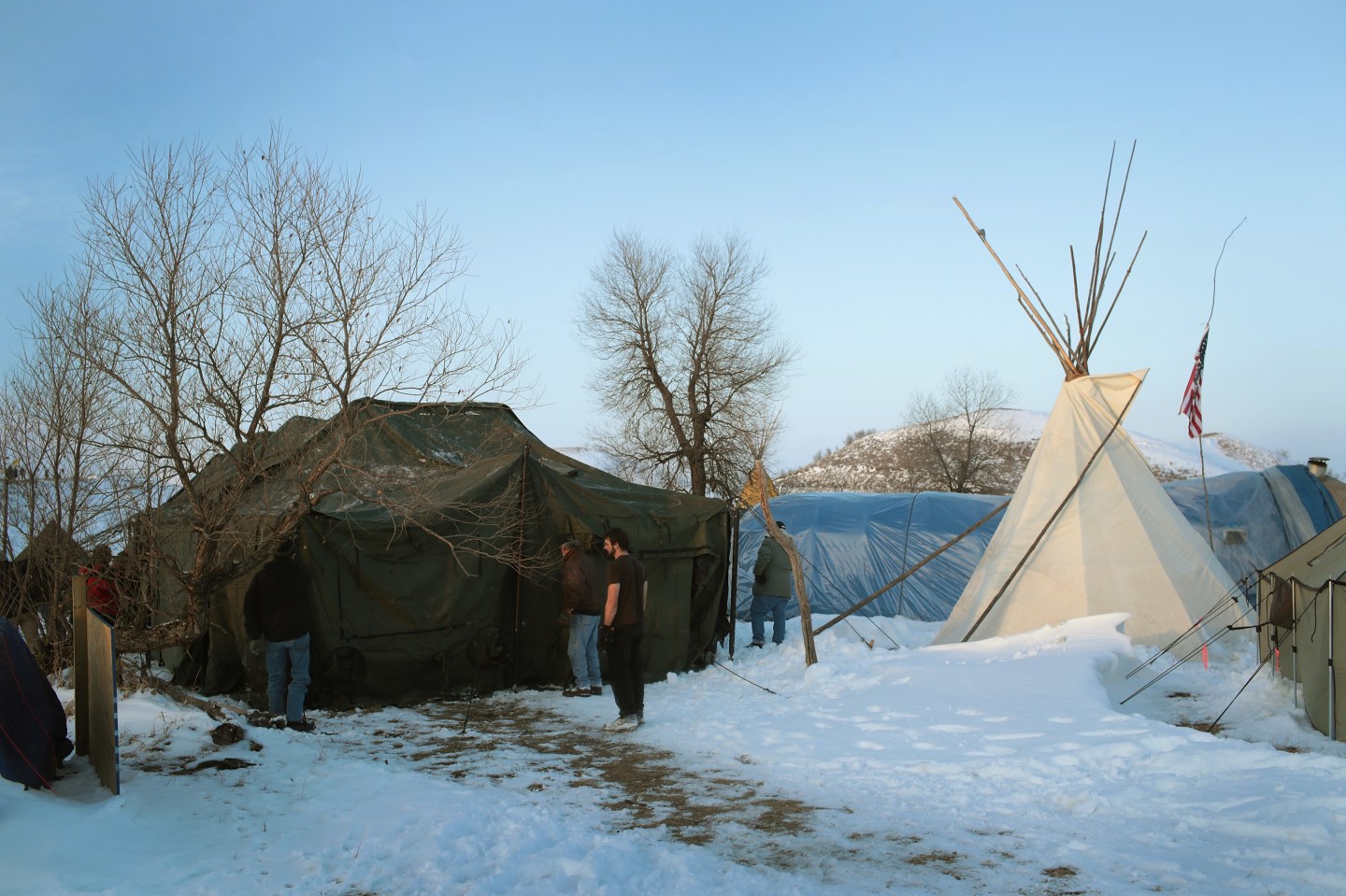 Protests Continue At Standing Rock Sioux Reservation Over Dakota Pipeline Access Project