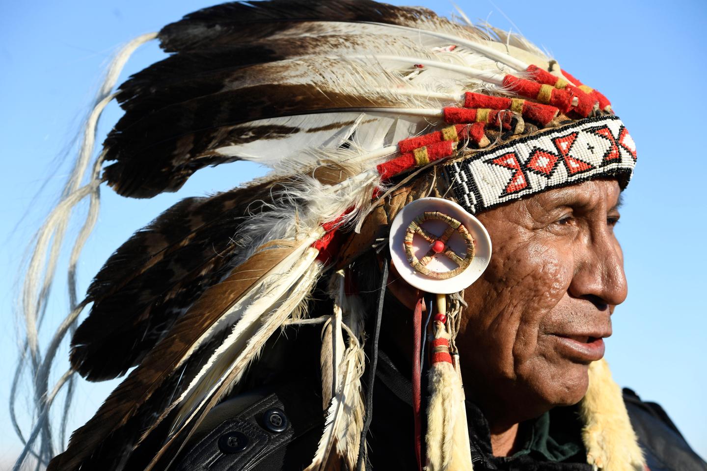 Standing Rock encampment near Cannon Ball, North Dakota