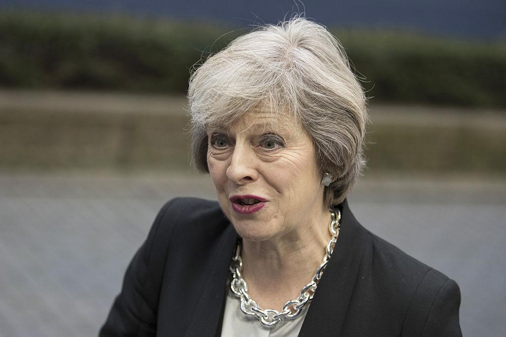 U.K. Prime Minister Theresa May Attends European Union Leaders Summit