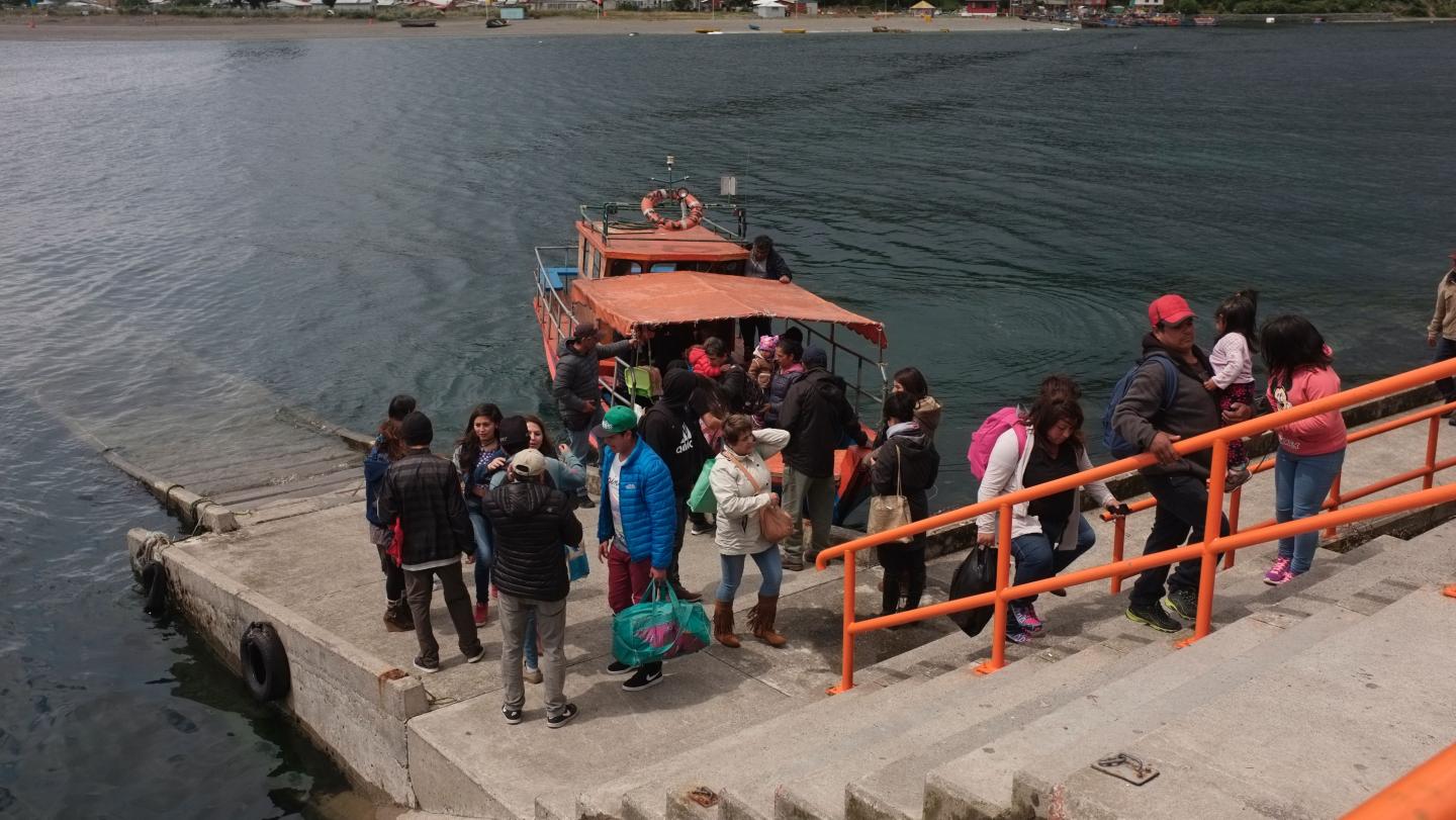 CHILE-EARTHQUAKE-TSUNAMI-EVACUATION