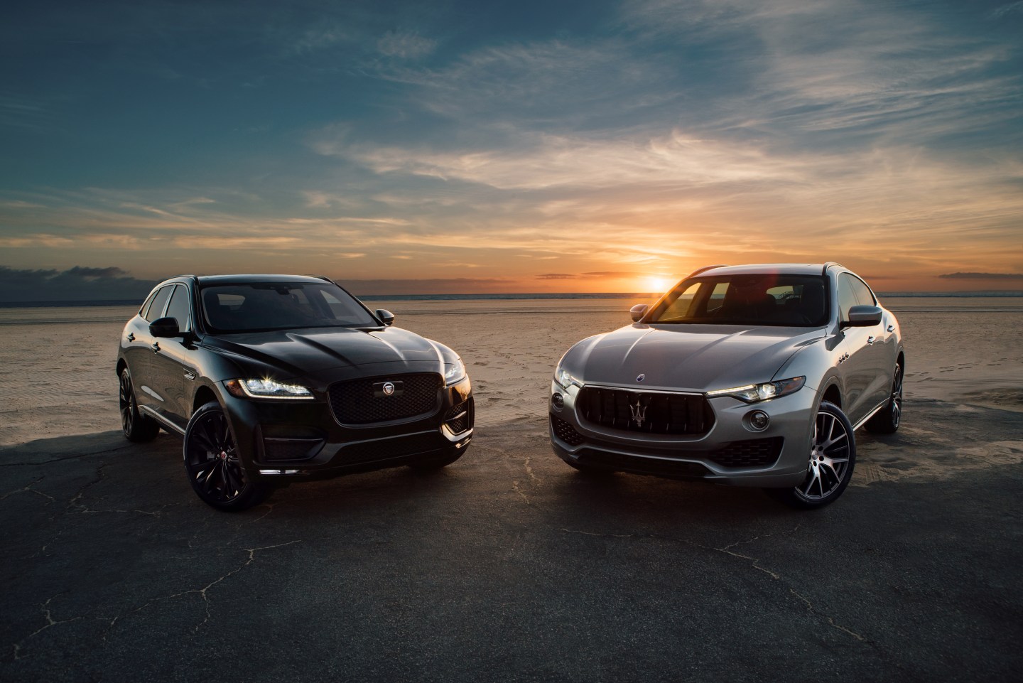 We Drove the Jaguar F-Pace R and Maserati Levante S