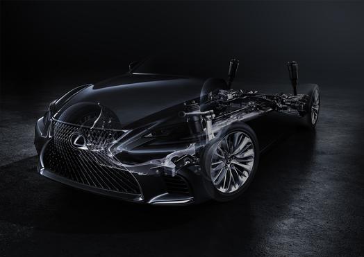 Lexus released a teaser photo Thursday, December 8, 2016, of its new LS sedan.