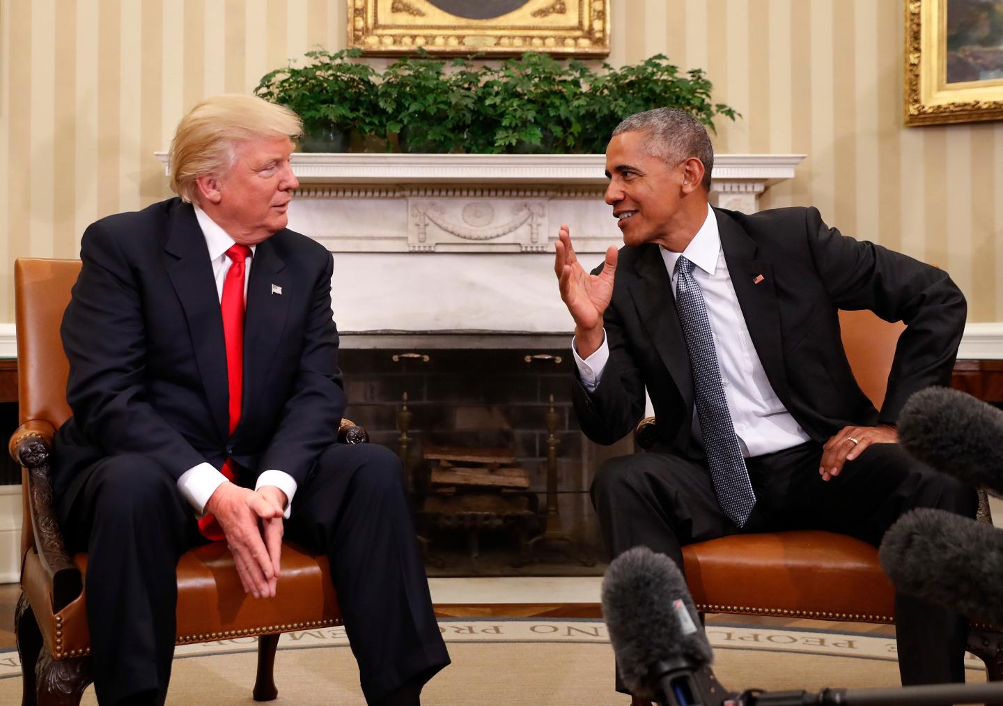 Barack Obama, Donald Trump