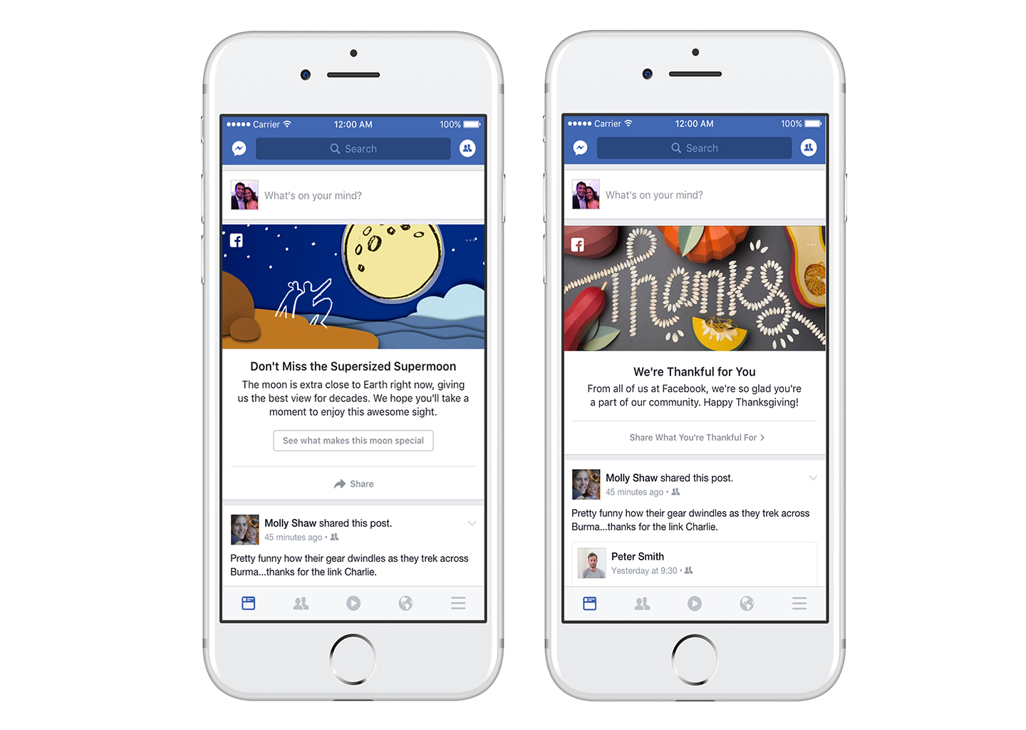 Your Facebook Feed Now Features Shareable ‘Moments’ and Holiday Cards