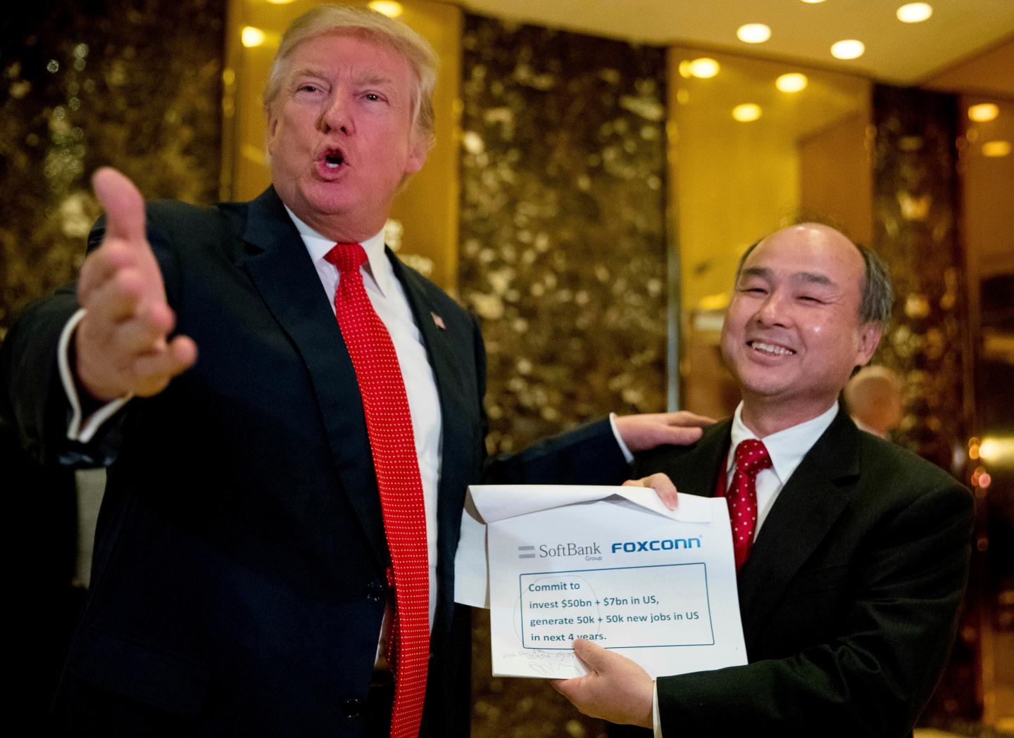 Donald Trump, Masayoshi Son
