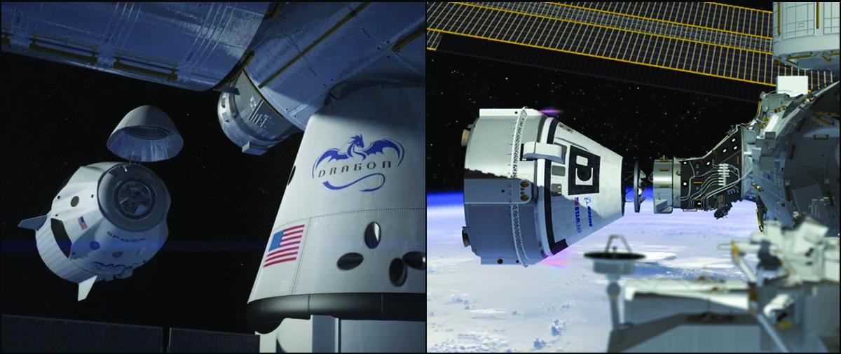 SpaceX and Boeing Win 4 More NASA Manned Missions to Space