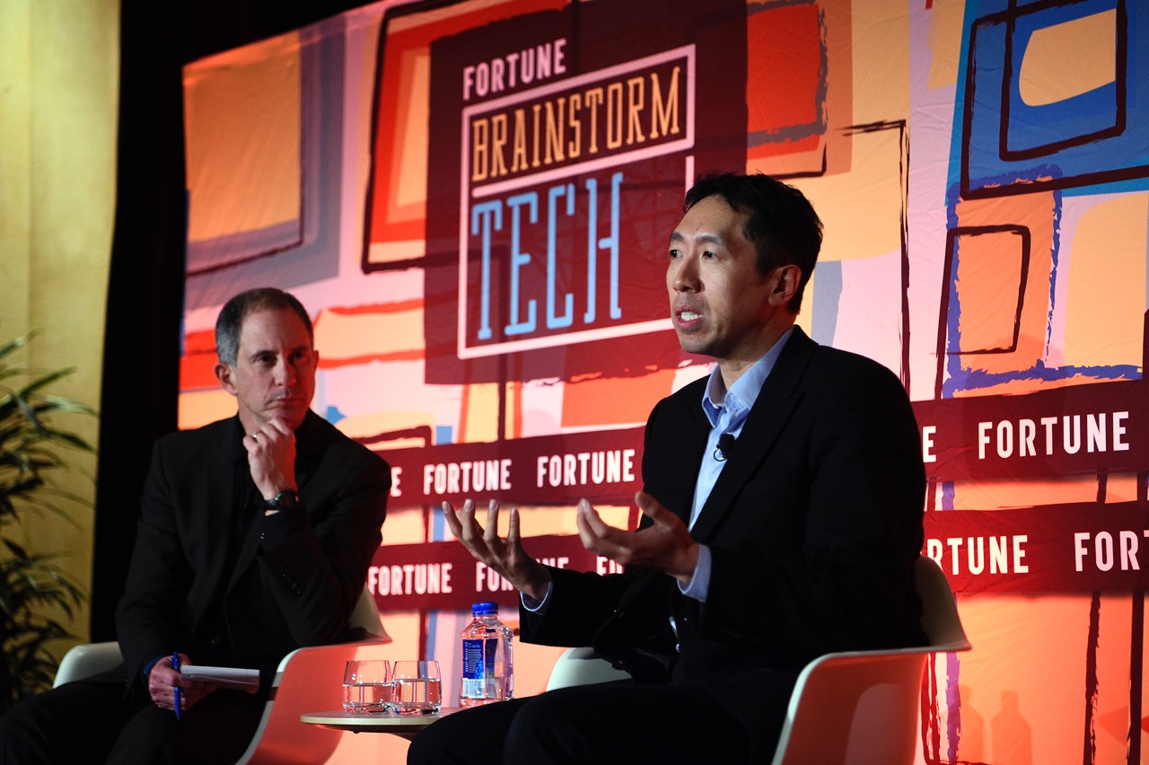 Andrew Ng of Baidu at Fortune Brainstorm Tech Las Vegas 2017