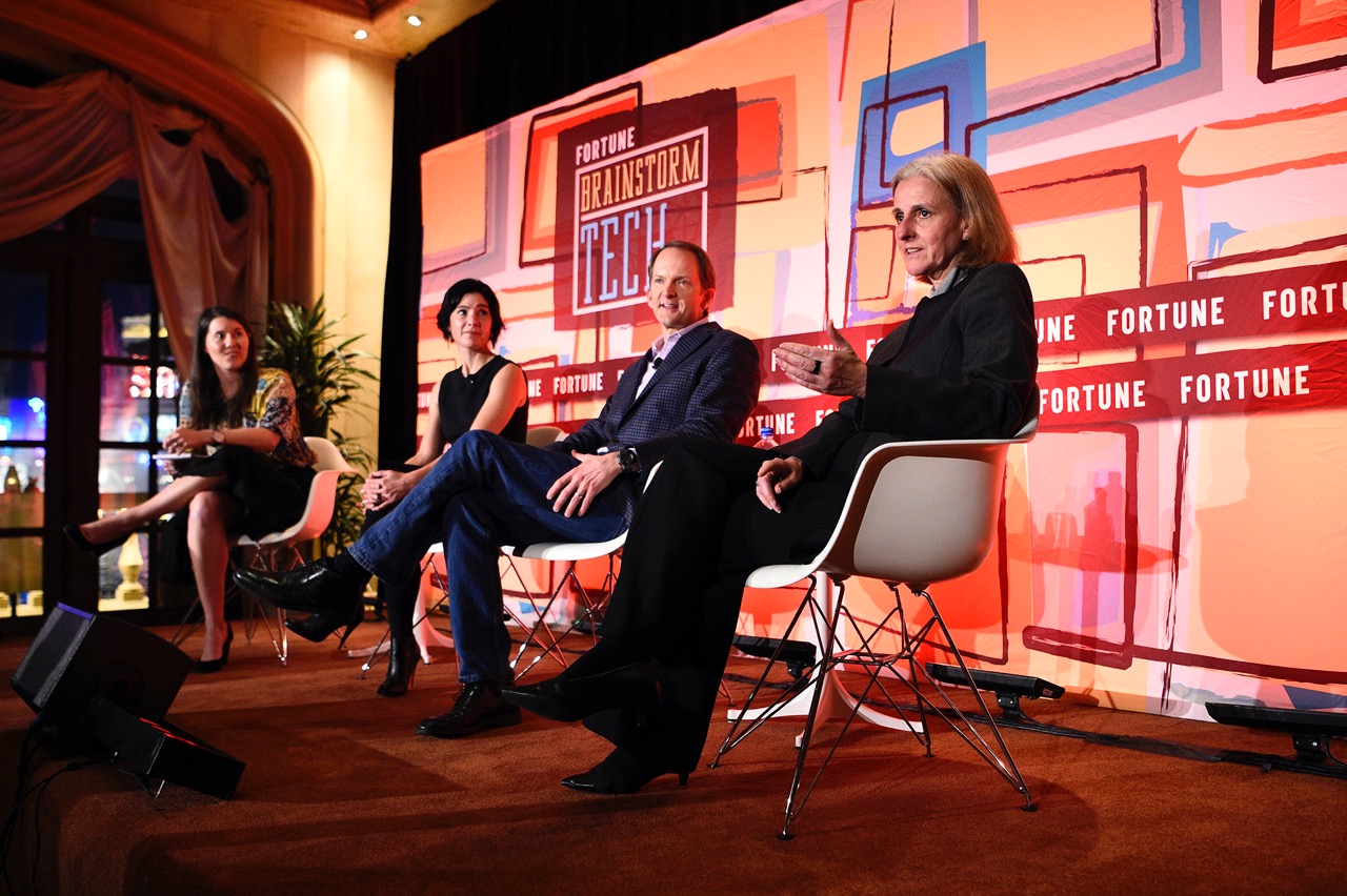 StubHub's Jennifer Betka, AT&T's David Christopher, Visa's Lynne Biggar at Fortune Brainstorm Tech Las Vegas 2017