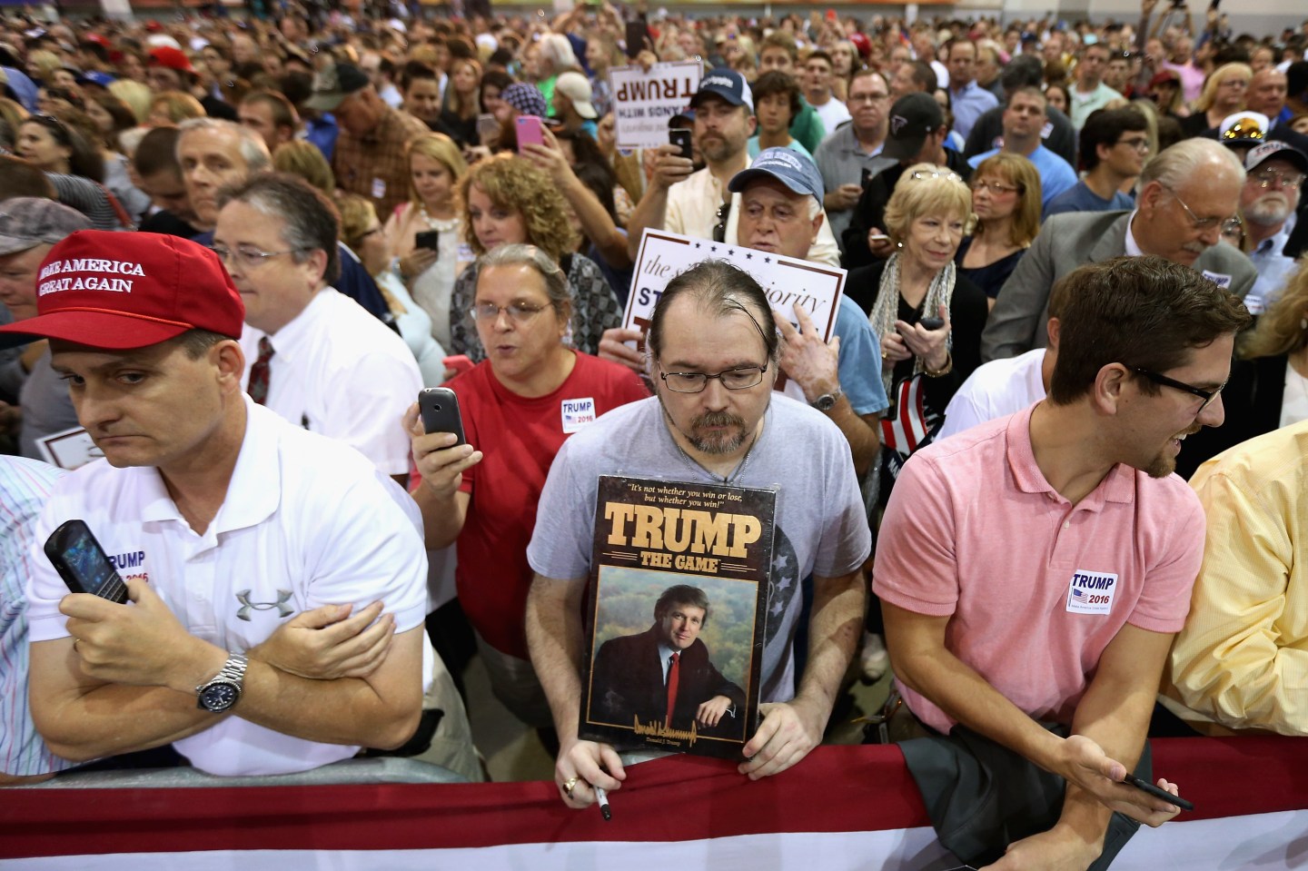 Donald Trump Holds Campaign Rally In Richmond, VA