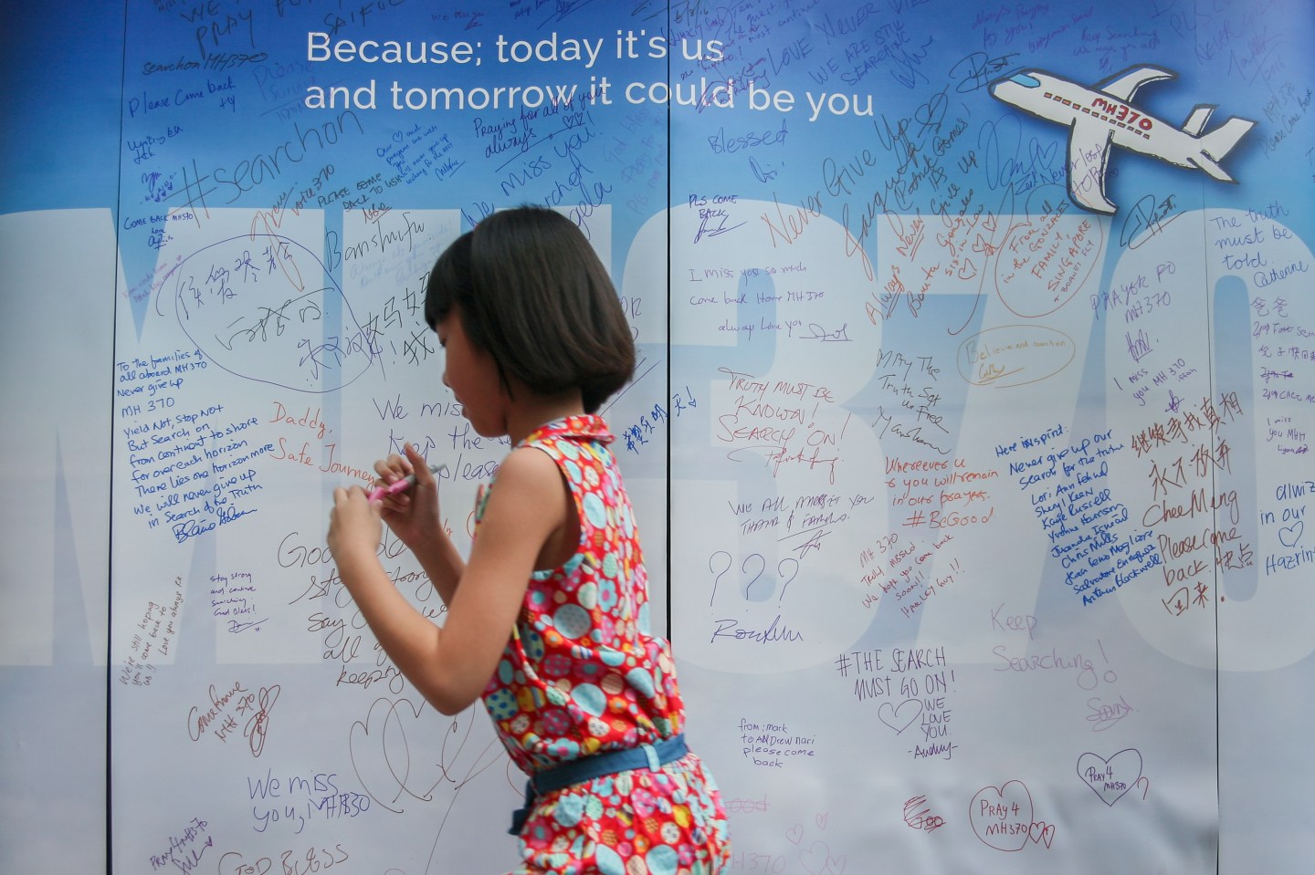 Malaysians Remember Flight MH370