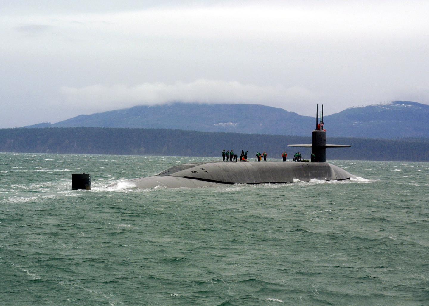 Guided Missile Submarine Shown To Media