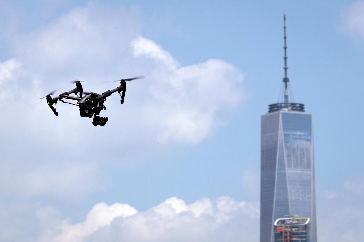 Drone Racing Event Held On New York City's Governors Island