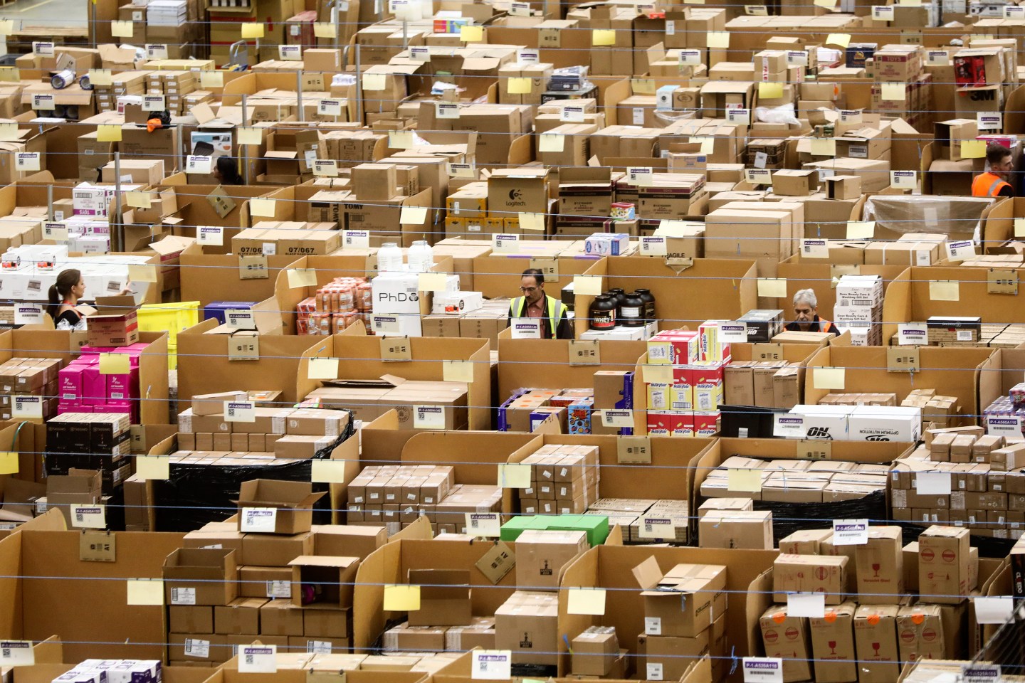 Inside An Amazon.com Inc Fulfilment Center As It Prepares For Black Friday