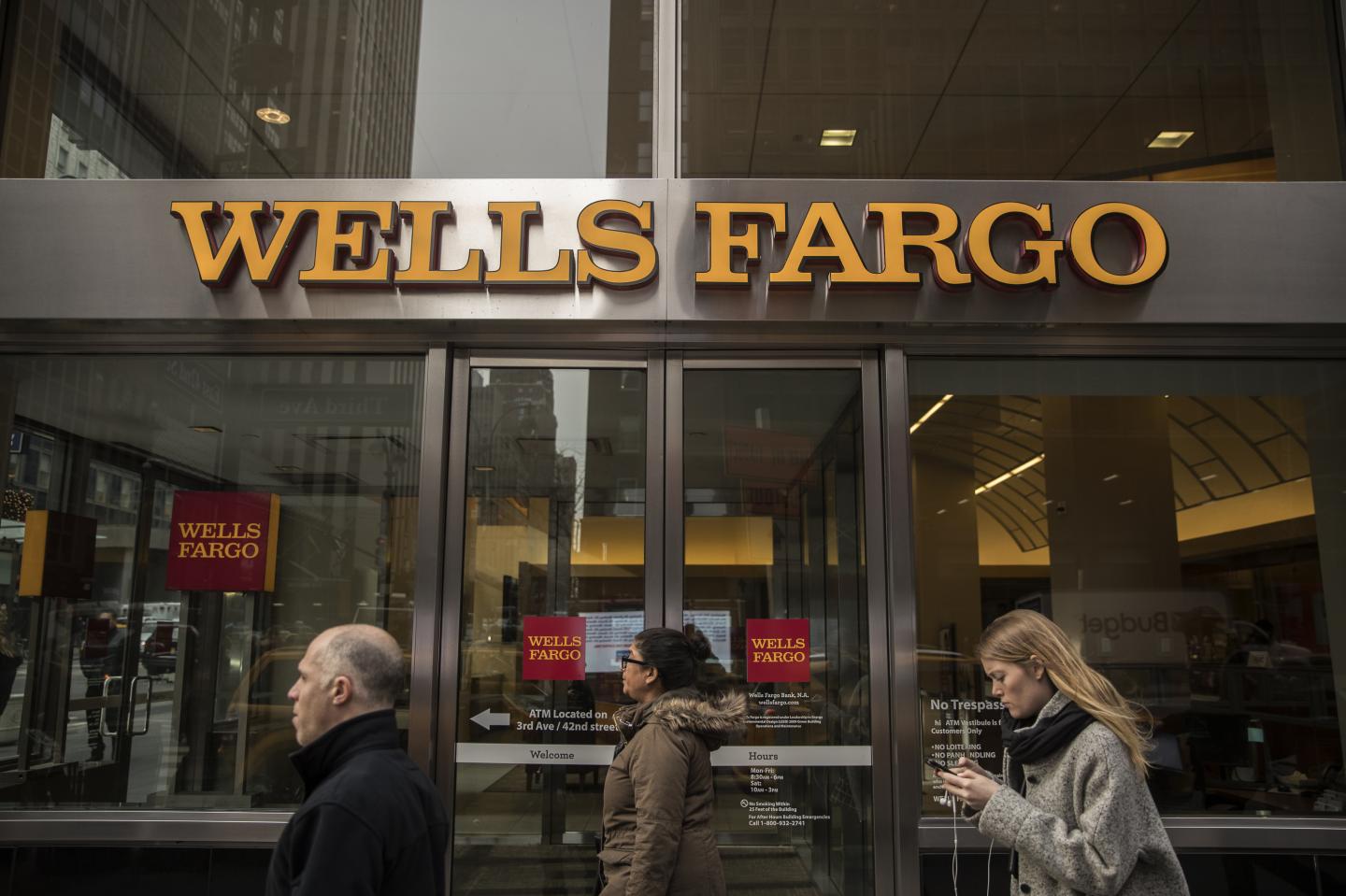 A Wells Fargo &amp; Co. Bank Branch Ahead Of Earnings Figures