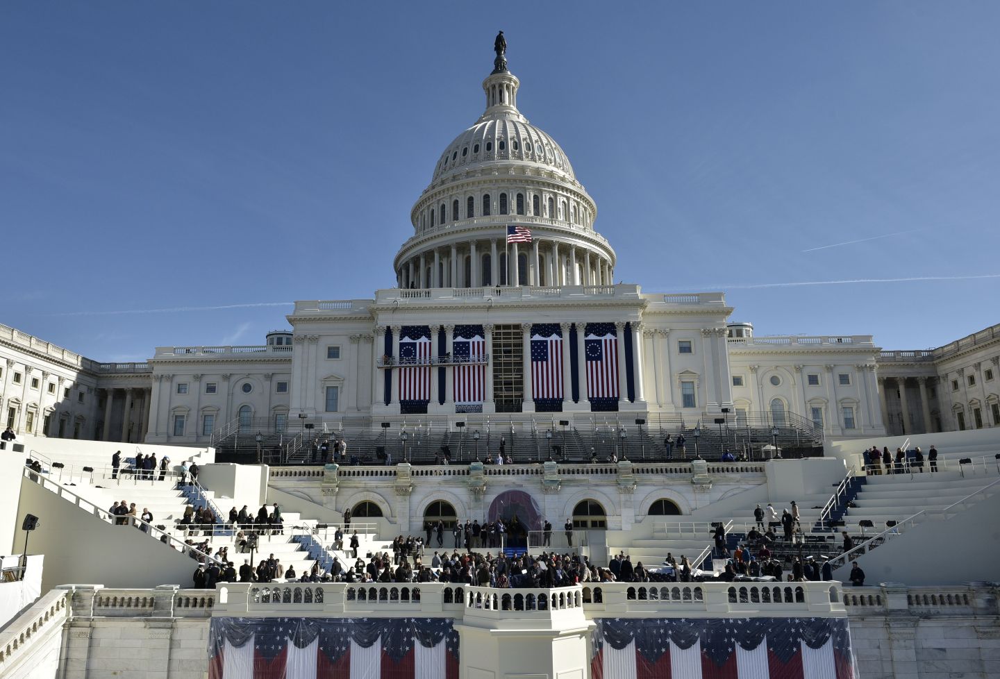 TOPSHOT-US-POLITICS-TRUMP-INAUGURATION-REHEARSAL