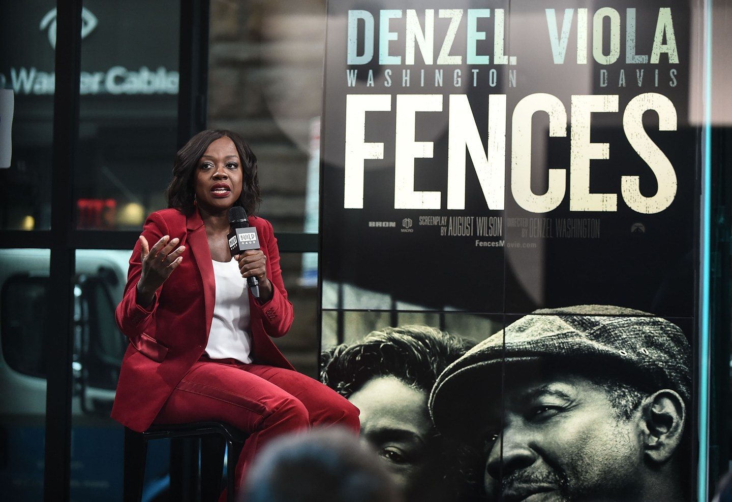 Actress Viola Davis attends the Build Series to discuss the film 'Fences' at Build Studio on January 17, 2017 in New York City.