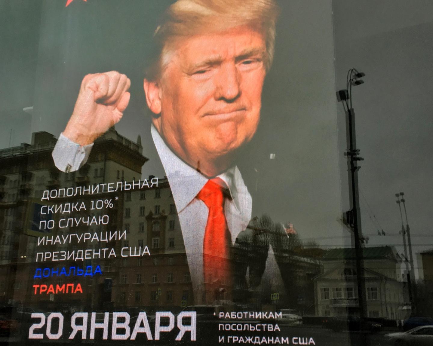 Moscow gives in to Trumpomania as inauguration nears