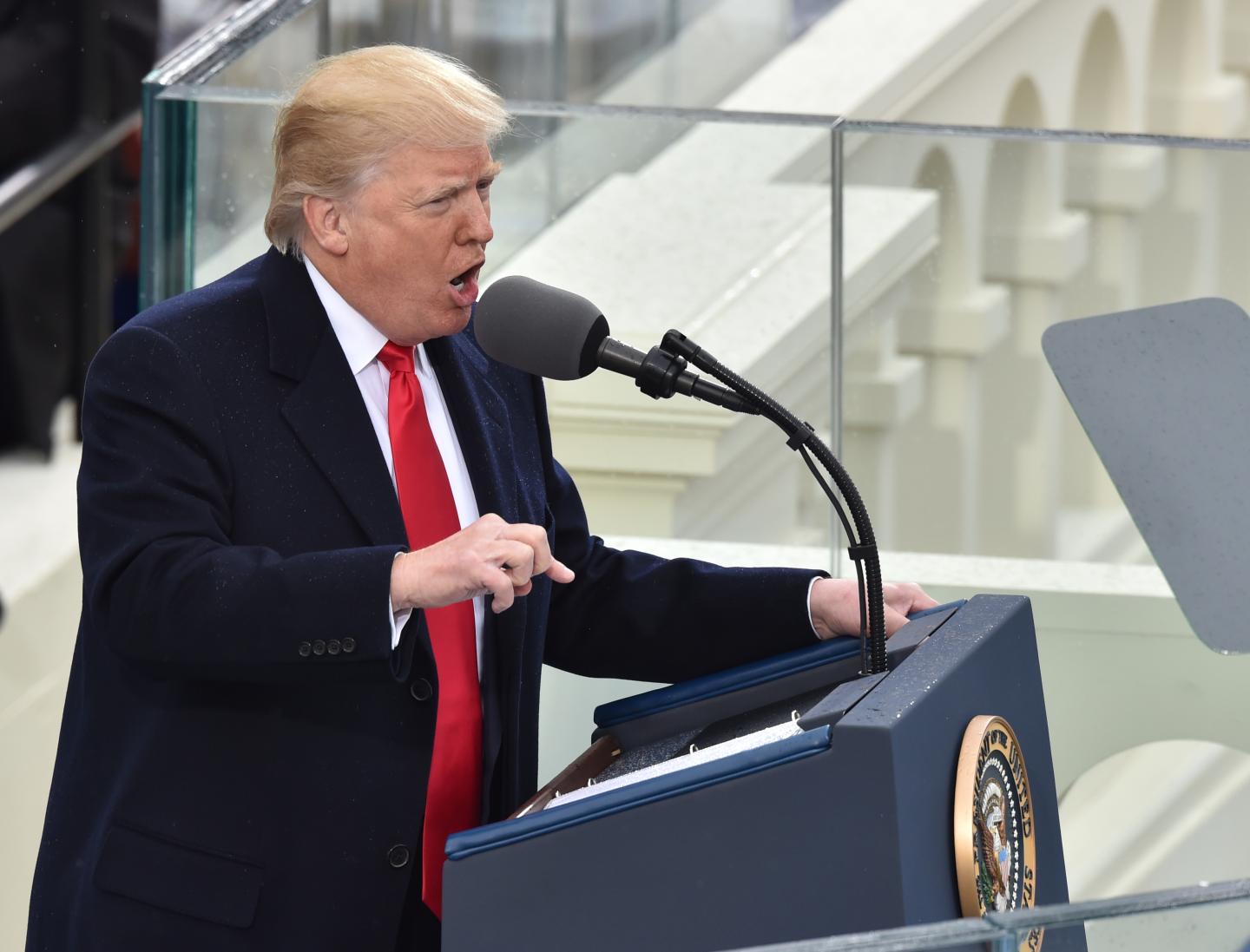 US-POLITICS-TRUMP-INAUGURATION-SWEARING IN