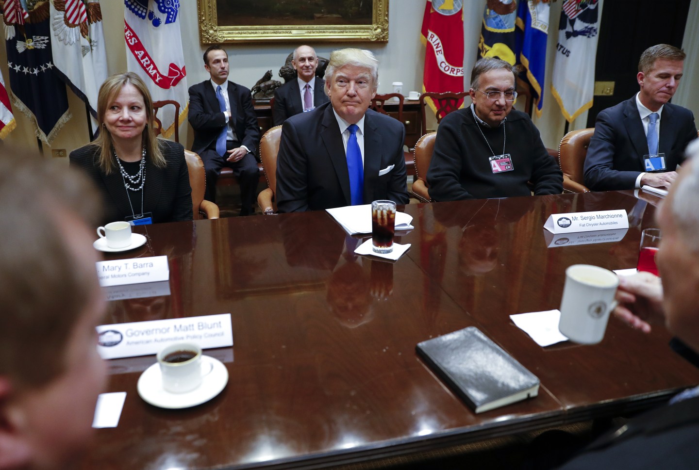 President Trump Meets With Key Automobile Industry Leaders