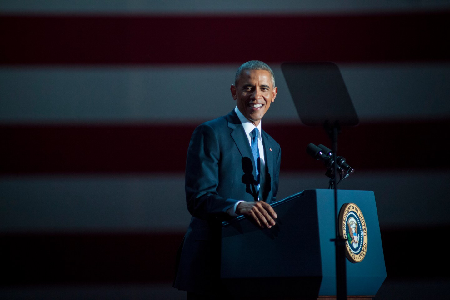 President Obama Delivers Farewell Address In Chicago