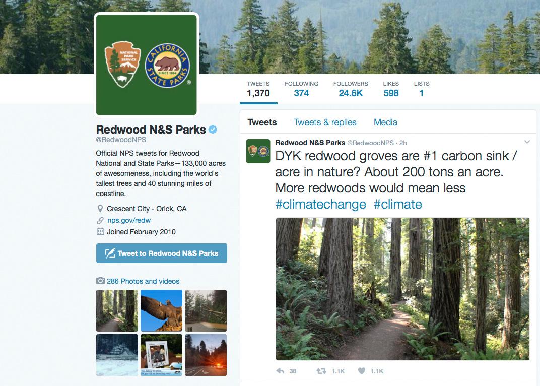 Climate Tweets Deleted