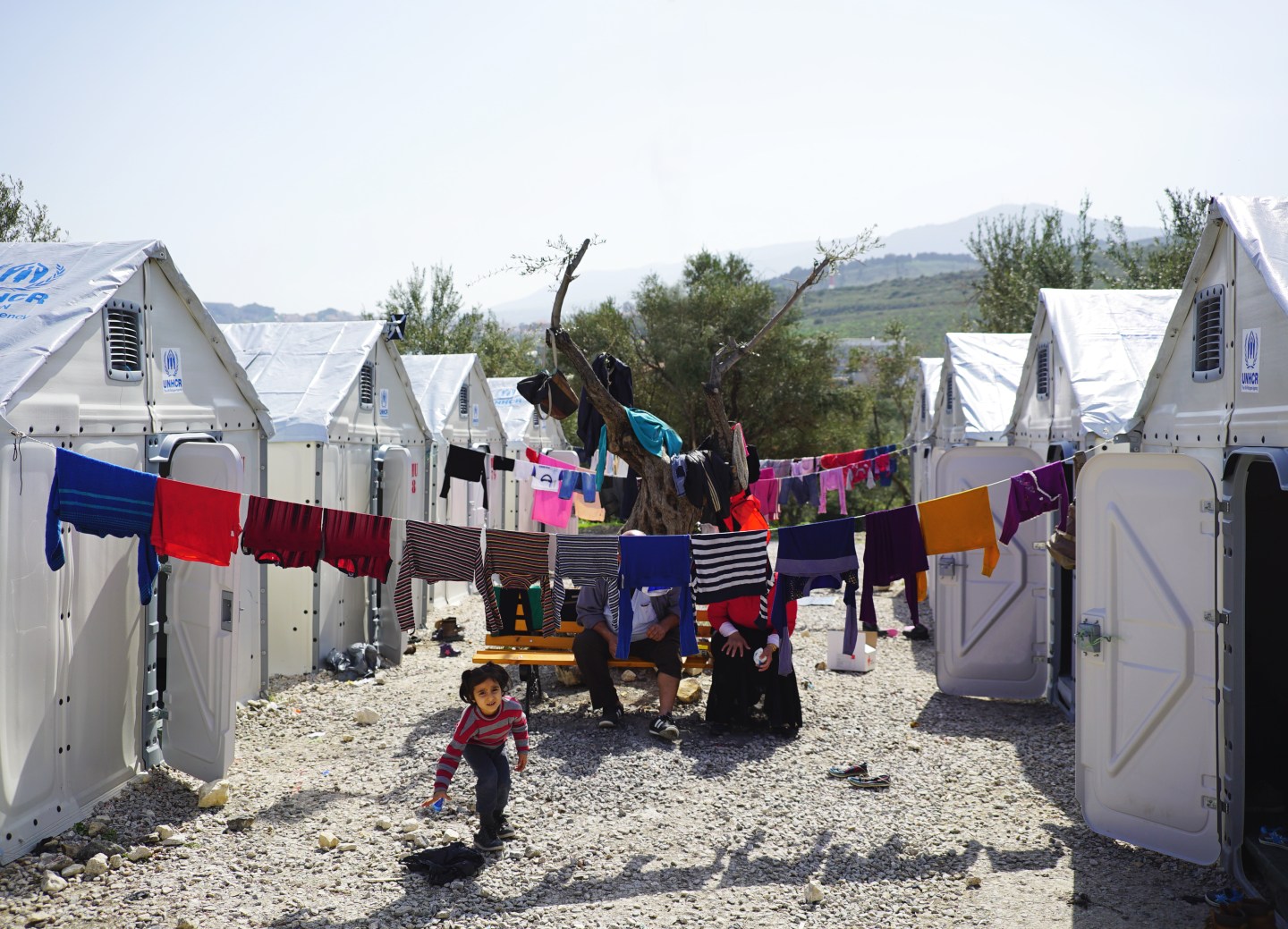 More than 150 Better Shelter units have been installed by UNHCR and implementing partners in the Kara Tepe site in Lesvos where they function as temporary accommodation, offices and medical aid clinics.