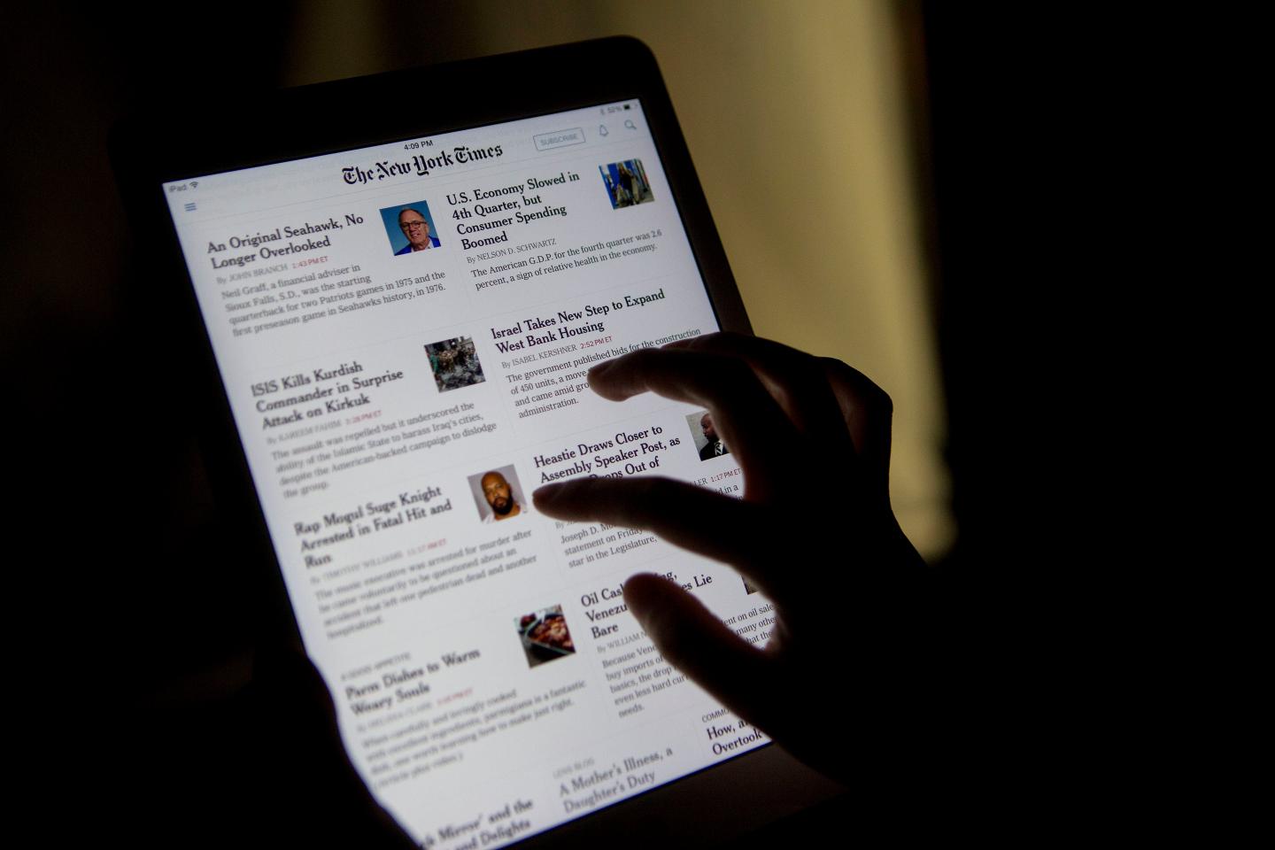 New York Times Illustrations Ahead Of Earnings Figures