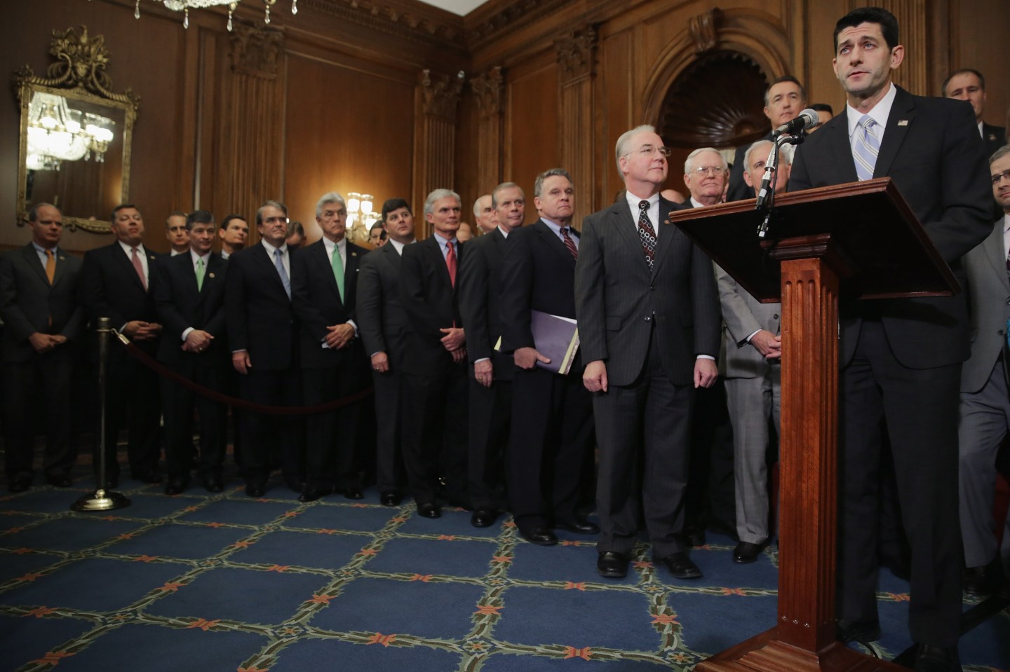 Paul Ryan Holds "Enrollment Ceremony" For Bill To Repeal Affordable Care Act