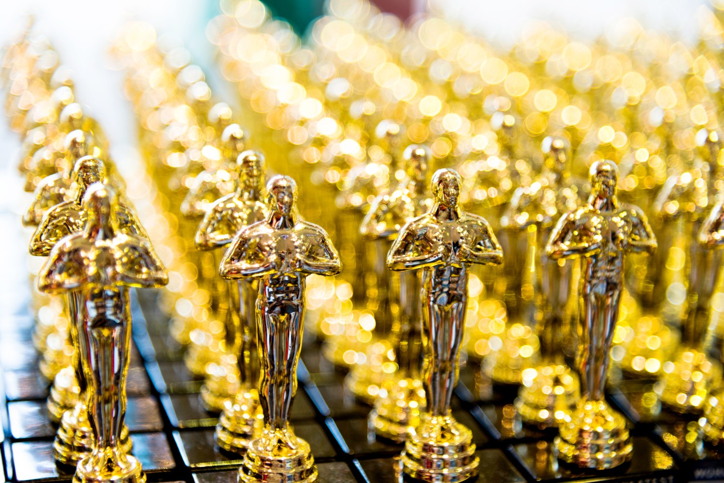Golden award statues clone