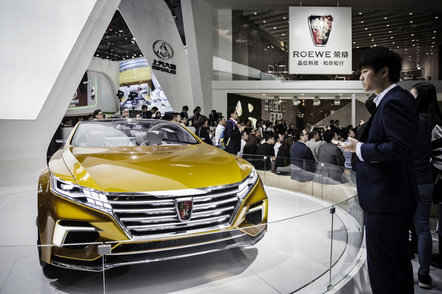 Inside The Beijing International Automotive Exhibition