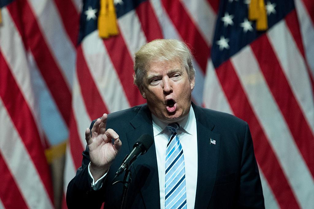 Republican Presidential Candidate Donald Trump Appears With His Vice Presidential Candidate Pick Indiana Gov. Mike Pence