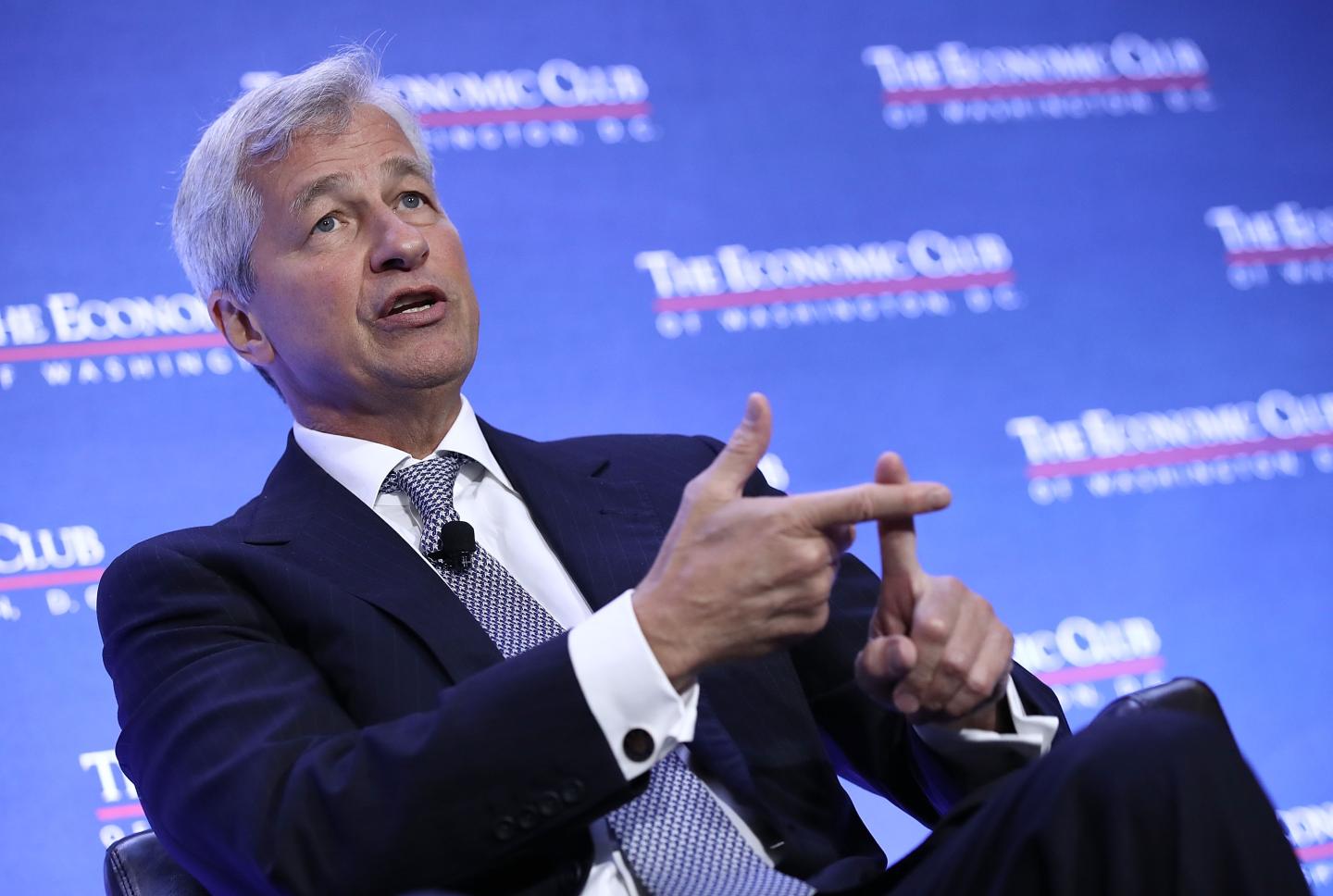 Chase CEO Jamie Dimon Addresses The Economic Club Of Washington