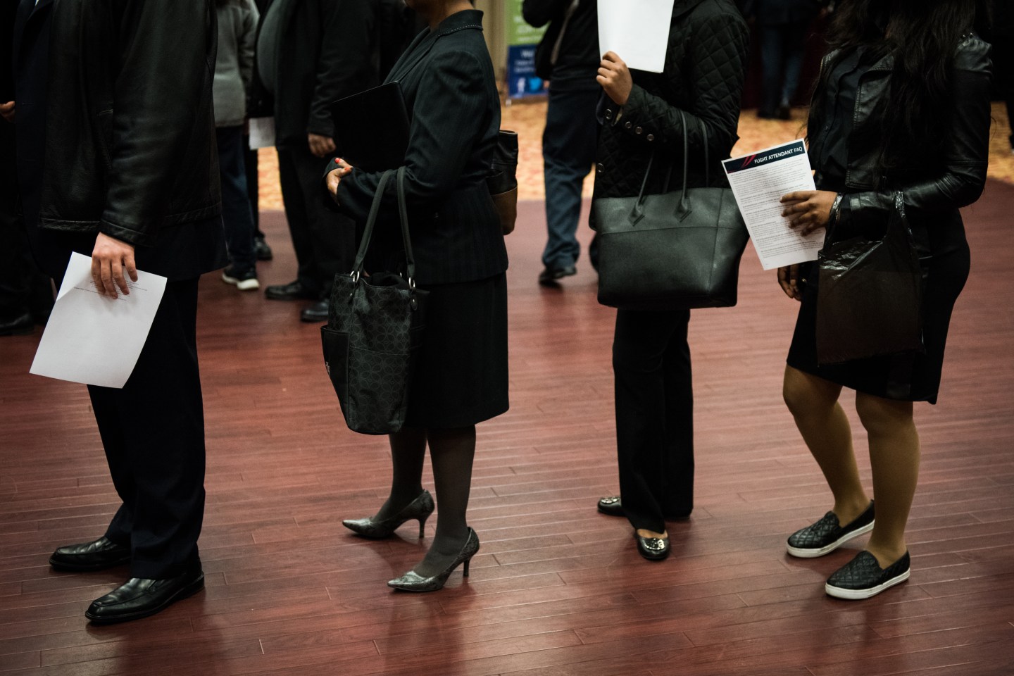 Inside A Choice Career Fair As Jobless Claims in U.S. Declined Ahead of Presidential Election
