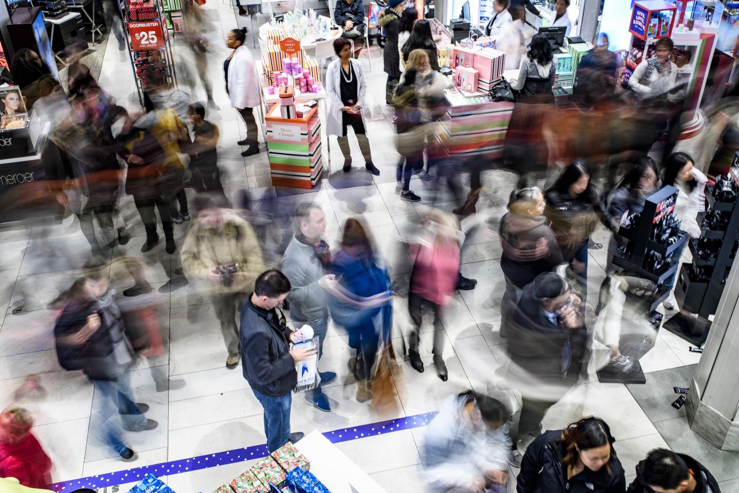 Holiday Shoppers Look For Bargains On Black Friday