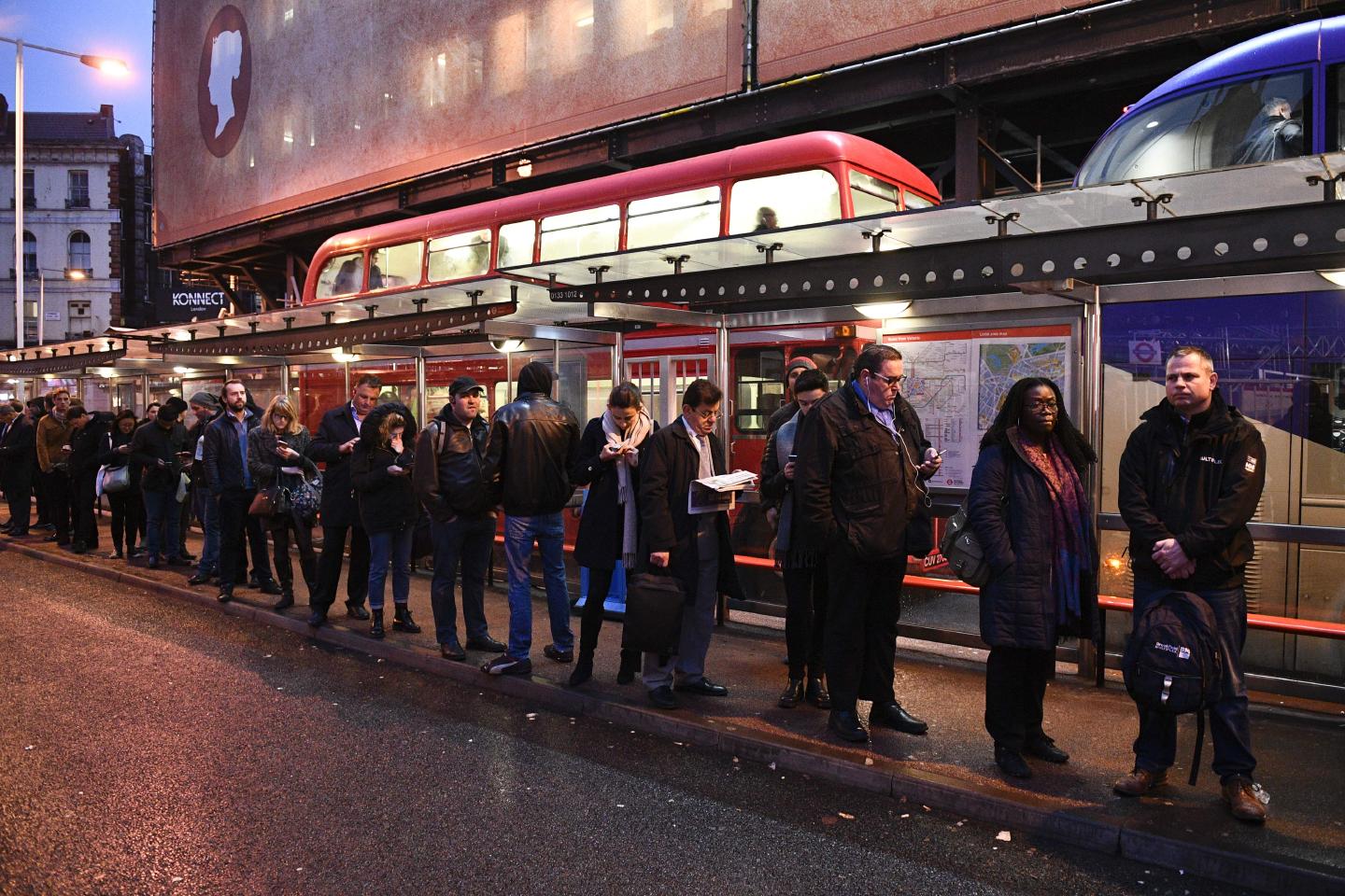 BRITAIN-TRANSPORT-STRIKE-TUBE